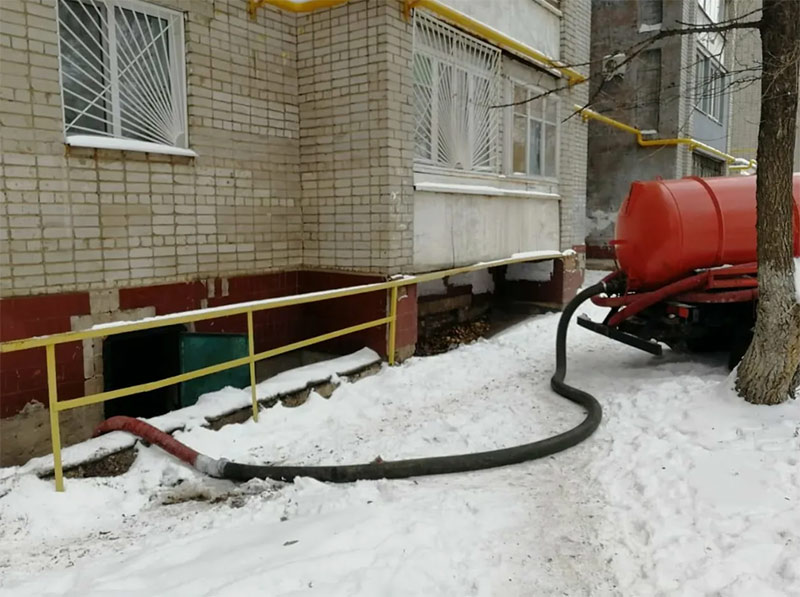 Откачка воды из подвала  Видное